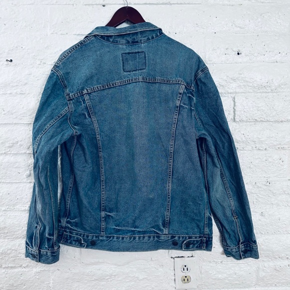 Vintage 90s Levi's Denim Jacket men's size L - Picture 3 of 11